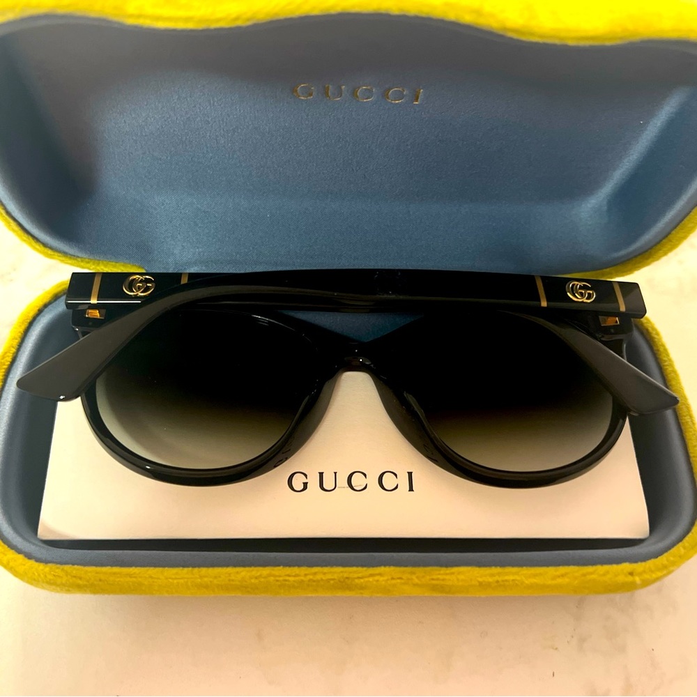 New Gucci 56mm Gradient Cat Eye Sunglasses